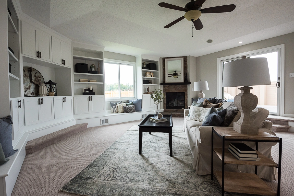 2004 Quail Creek — living room, after completion